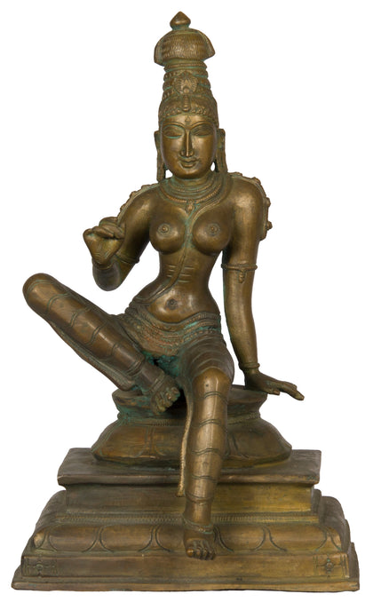 Bhogashakti (Parvati) - III, , Lost Wax Bronze Sculptures - Artisera