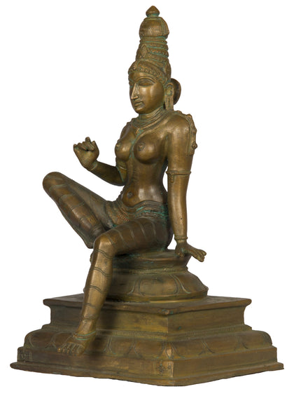 Bhogashakti (Parvati) - III, , Lost Wax Bronze Sculptures - Artisera