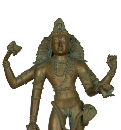 Bhikshatana - I, , Lost Wax Bronze Sculptures - Artisera