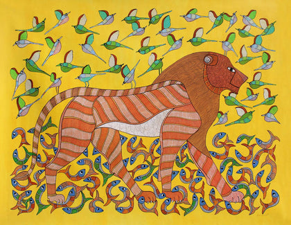 Gond - Untitled 119, Suresh Kumar Dhurve, Arts of the Earth - Artisera