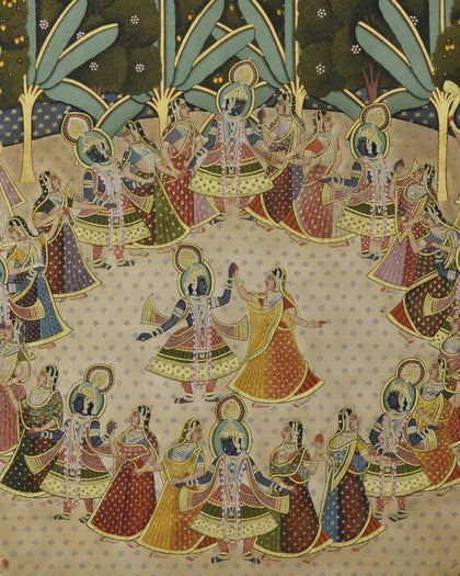 Raas Leela - 12, Nitin and Nilesh Sharma, Ethnic Art - Artisera
