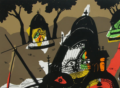 Banaras in Brown, Manu Parekh, Archer Art Gallery - Artisera