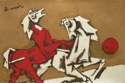 Horses - II, M.F. Husain, Archer Art Gallery - Artisera