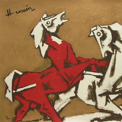 Horses - II, M.F. Husain, Archer Art Gallery - Artisera