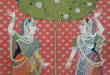 Gopis - 02, Nitin and Nilesh Sharma, Ethnic Art - Artisera