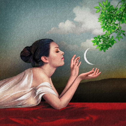 To Catch The Moon, Amiya Bhattacharya, Verandah Art - Artisera
