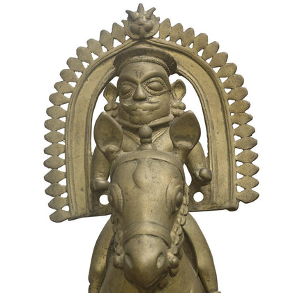 Folk Art Horse with Rider, , Crafters - Artisera