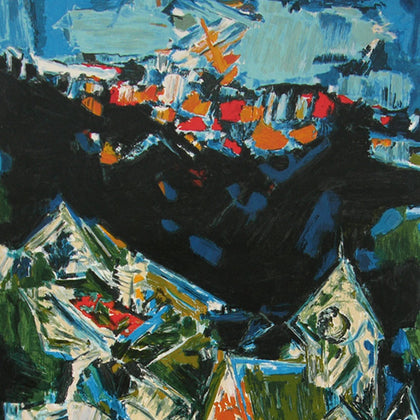 Village (A), S.H. Raza, Archer Art Gallery - Artisera