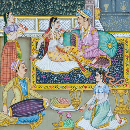 Couple On Terrace With Musicians - II, , La Boutique - Artisera