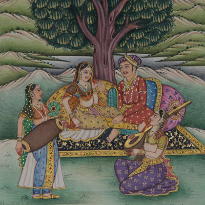 Couple Under A Tree With Musicians, , La Boutique - Artisera