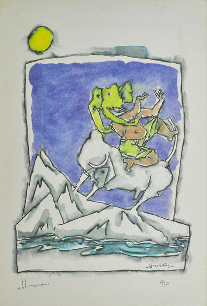 Ashtavinayak - I, M.F. Husain, Archer Art Gallery - Artisera