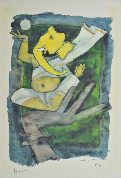 Ashtavinayak - V, M.F. Husain, Archer Art Gallery - Artisera
