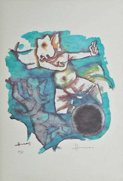 Ashtavinayak - VII, M.F. Husain, Archer Art Gallery - Artisera