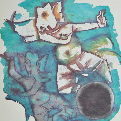 Ashtavinayak - VII, M.F. Husain, Archer Art Gallery - Artisera