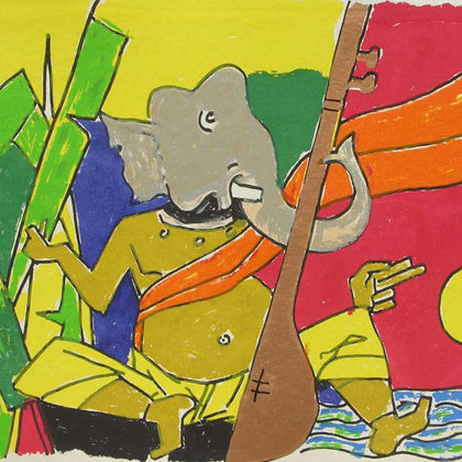 Ganesh - I, M.F. Husain, Archer Art Gallery - Artisera