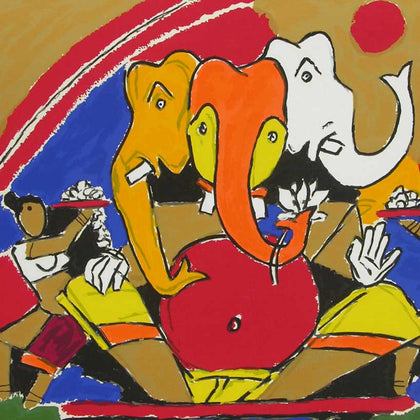 Ganesh - II, M.F. Husain, Archer Art Gallery - Artisera