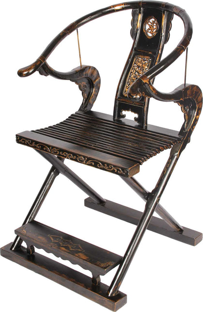 Oriental Black Chair, , The Great Eastern Home - Artisera