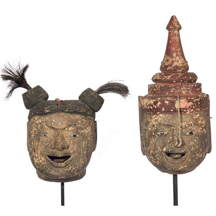 Wooden Puppet Heads, , The Great Eastern Home - Artisera