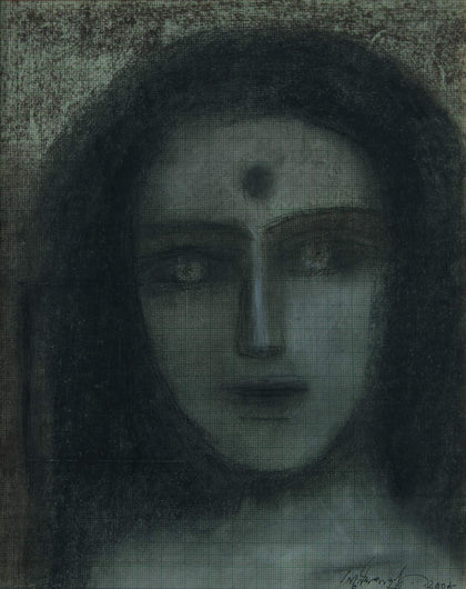 The Woman, Ganesh Pyne, Emami Chisel Art - Artisera