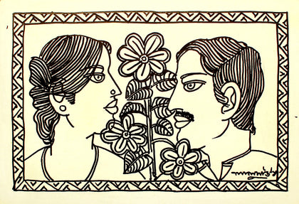 Couple, Lalu Prasad Shaw, Emami Chisel Art - Artisera