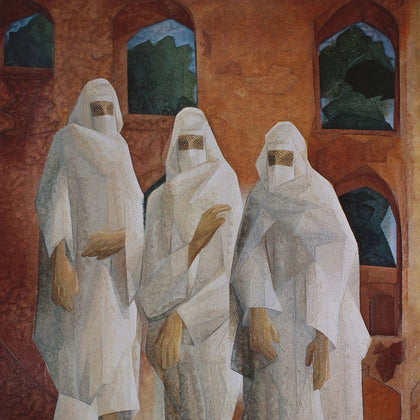 Purdah - I, Jehangir Sabavala, Emami Chisel Art - Artisera