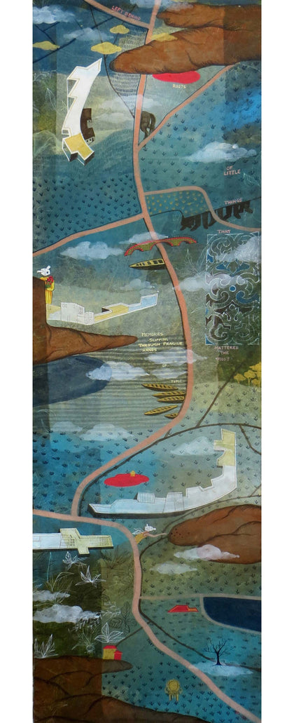 Shifting Landscapes Behind the Story, Ekta Singha, Kalakriti Art Gallery - Artisera