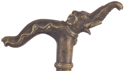 Elephant / Snail Cane Handle, , Balaji's Antiques and Collectibles - Artisera