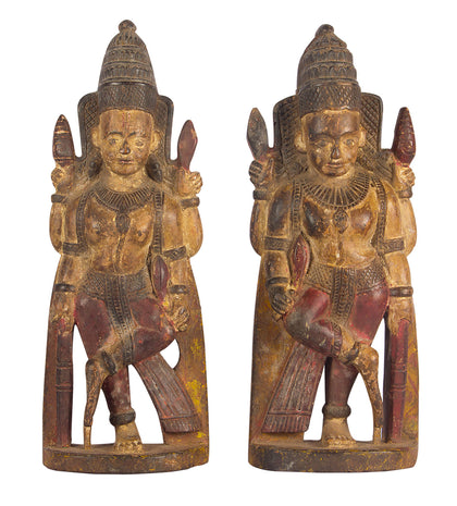 Dwarapalakas (Pair) - 01, , Balaji's Antiques and Collectibles - Artisera