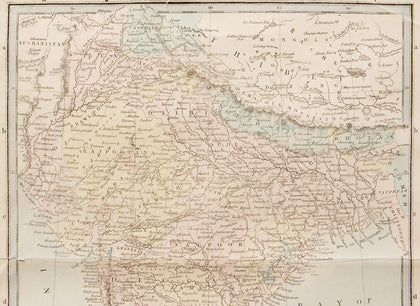Map of India, 1870, , Balaji's Antiques and Collectibles - Artisera