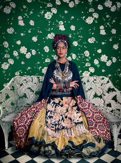 Frida on White Bench (Lisa Haydon), 2012, Rohit Chawla, Internal - Artisera