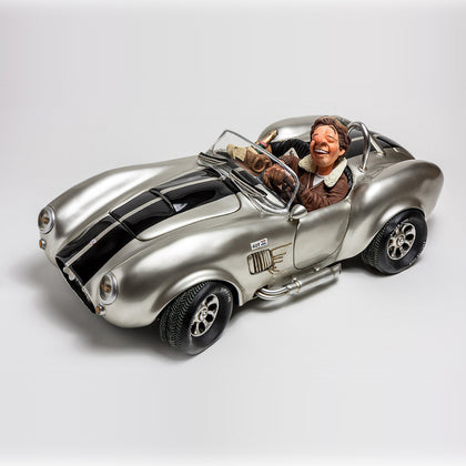 Shelby Cobra 427S/C Silver, Guillermo Forchino, Designer Studio Collectibles - Artisera