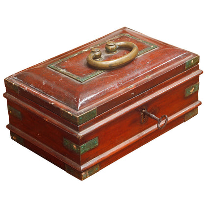Wooden Box with Brass, , Crafters - Artisera