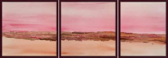 We All Meet Somewhere, triptych, Claire Iono, Here, Together - Artisera