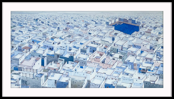 The Blue Cube: Unraveling a City 21, Madan Pawar, Here, Together - Artisera