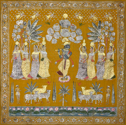 Krishna Playing Flute - 15, , Ethnic Art - Artisera