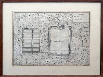 Map of Chittapet in the Third Carnatic War, 1763, , Balaji's Antiques and Collectibles - Artisera