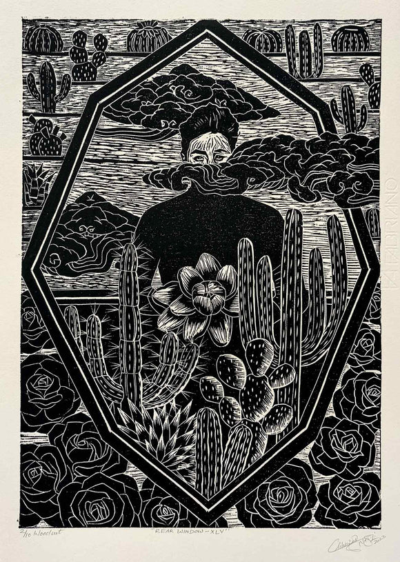 Rear Window - XLV, Tsering Negi, The Mark of the Matrix - Artisera