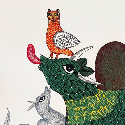 Gond - Untitled 151, Manoj Tekam, Arts of the Earth - Artisera