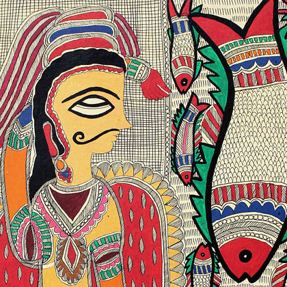 Madhubani - Untitled 01, , Arts of the Earth - Artisera