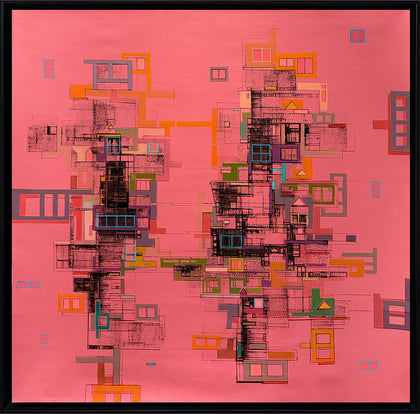 City: Moods and Metaphors 52, Praveen Kumar, Internal - Artisera