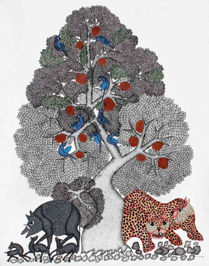 Gond - Untitled 177, Manoj Tekam, Arts of the Earth - Artisera