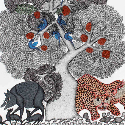 Gond - Untitled 177, Manoj Tekam, Arts of the Earth - Artisera