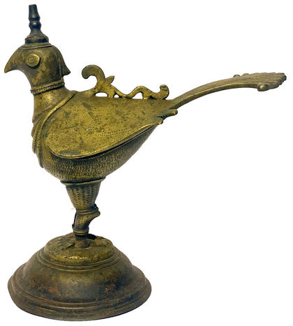 Deccan Bird Oil Lamp, , Balaji's Antiques and Collectibles - Artisera