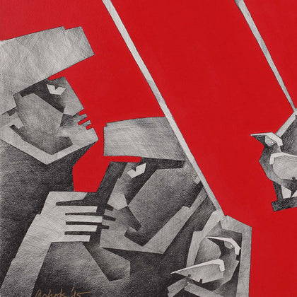 Coal Miners and the Canary, Ashok Bhowmick, Internal - Artisera
