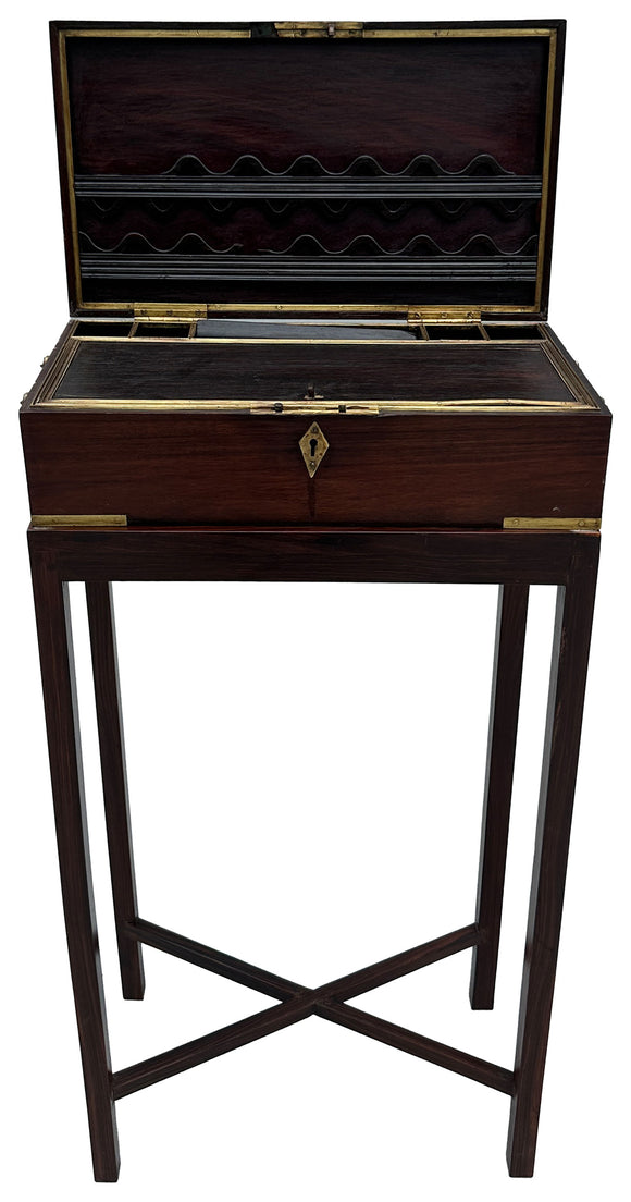 Campaign Writer's Box on Stand, , Balaji's Antiques and Collectibles - Artisera