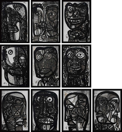 Untitled (Remembering Souza) - 15, Laxman Aelay, Internal - Artisera