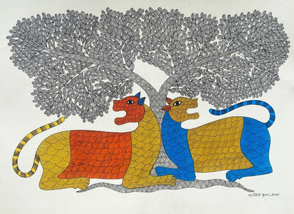 Gond - Untitled 161, Rajendra Kumar Shyam, Arts of the Earth - Artisera