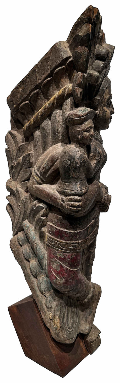 Woman and Child Bracket, , Balaji's Antiques and Collectibles - Artisera