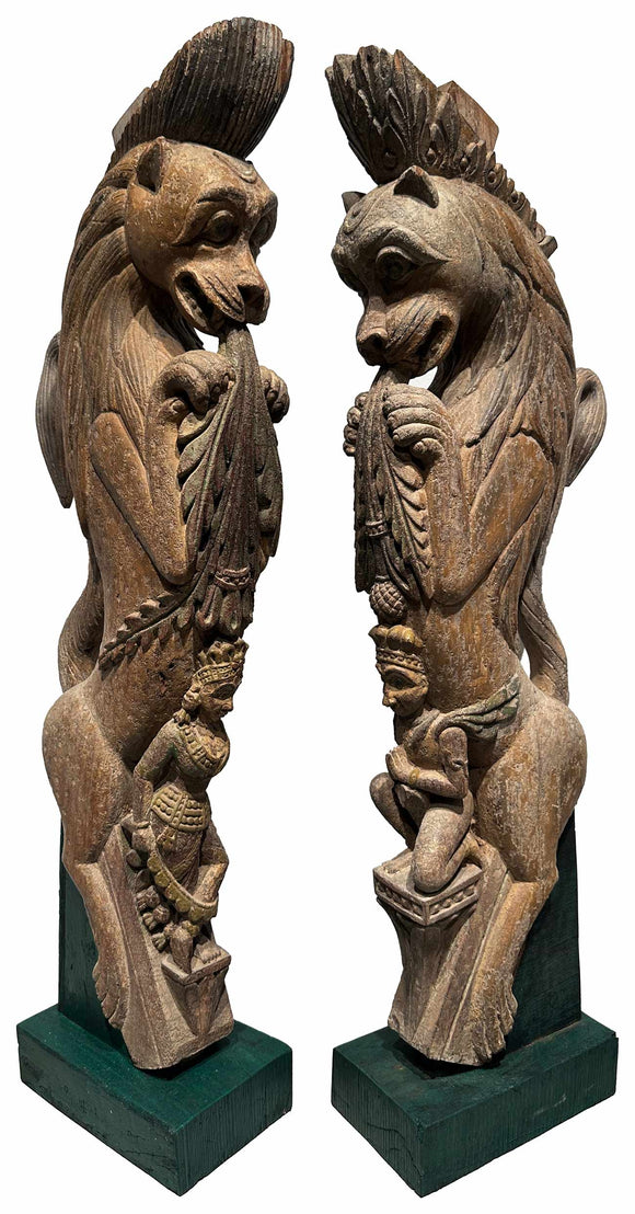Large Yali Brackets (Pair)