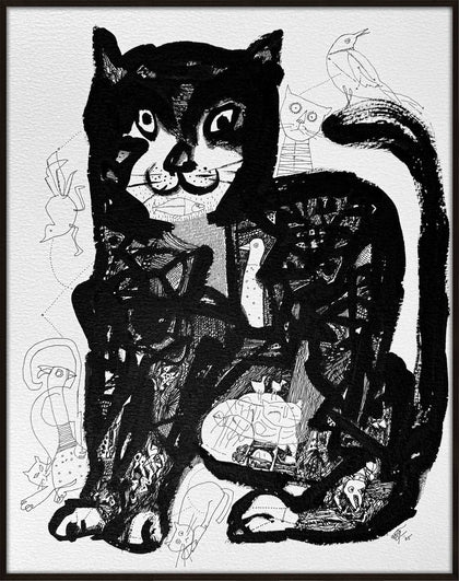 Untitled (Inked Reflections) - 04, Laxman Aelay, Internal - Artisera